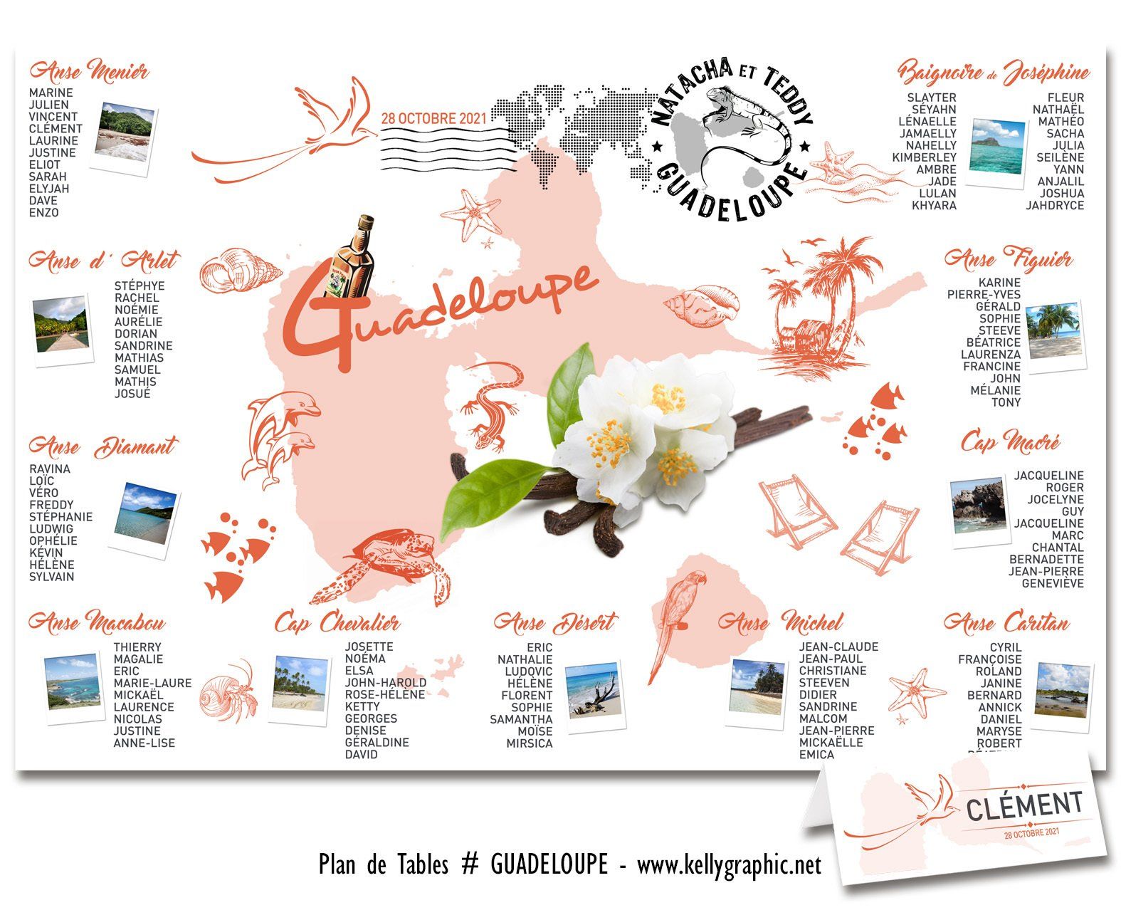 Plan de Table Mariage Guadeloupe Plan de Table Mariage Guadeloupe