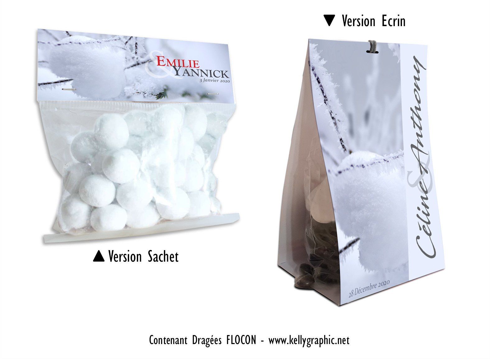 Boite Etui à dragées mariage Boite Etui à dragées mariage