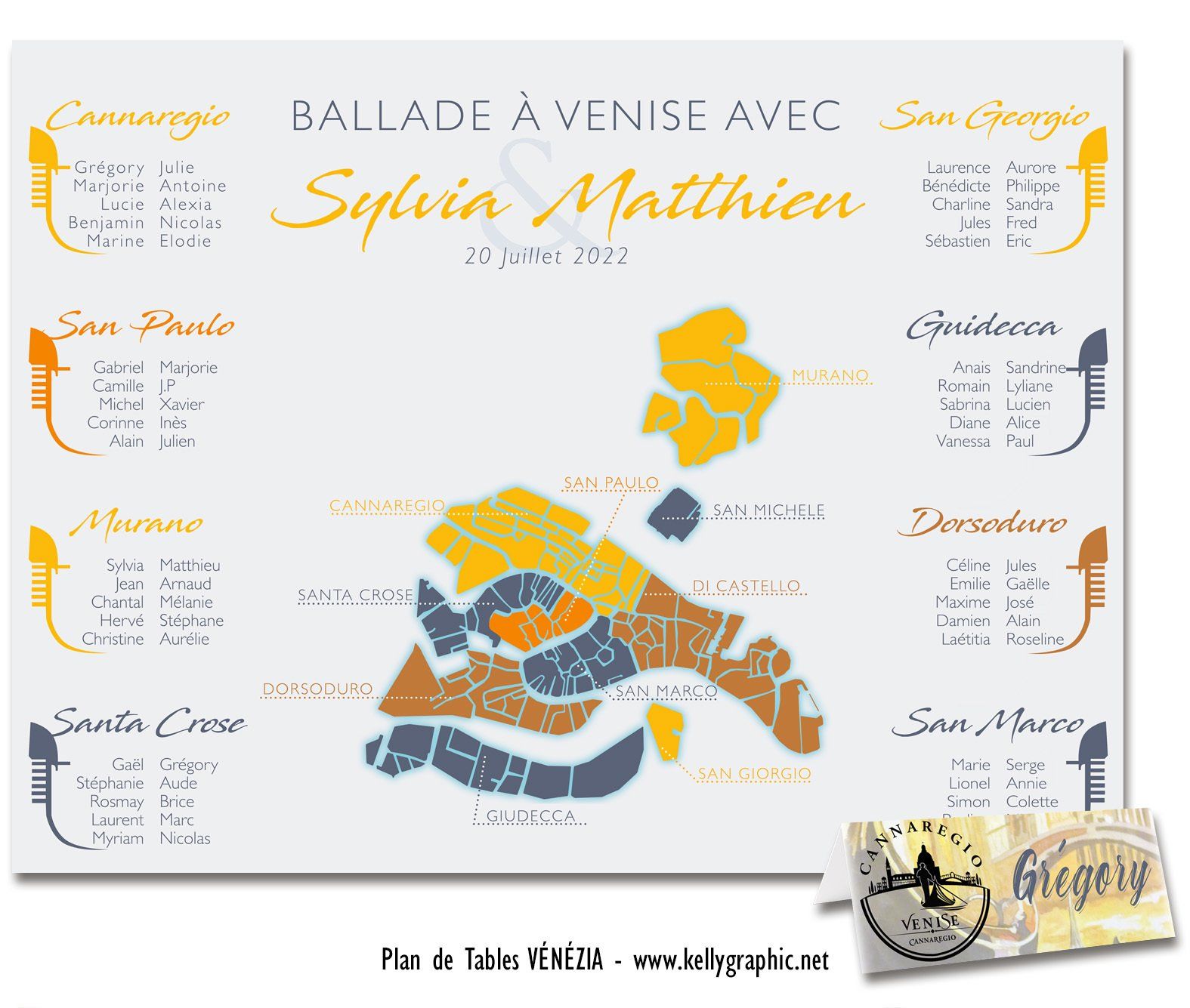 Plan de Table Mariage Italie Venise Plan de Table Mariage Italie