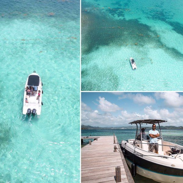 excursion mer Fonds Blancs By cote au vent Martinique