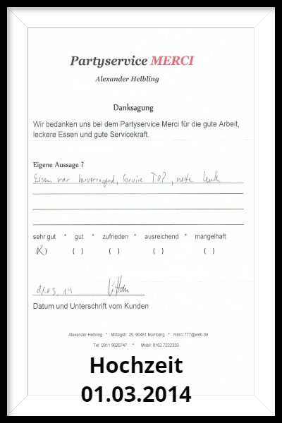 Hochzeit 01.03.2014