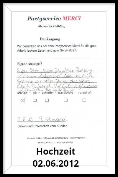 Hochzeit 02.06.2012