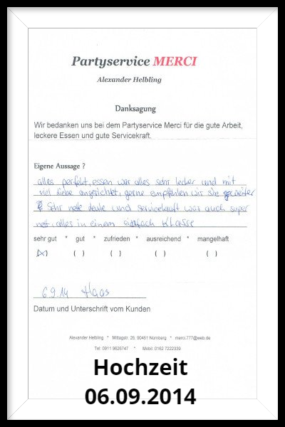 Hochzeit 06.09.2014