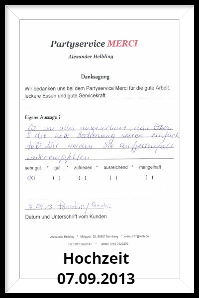 Hochzeit 07.09.2013