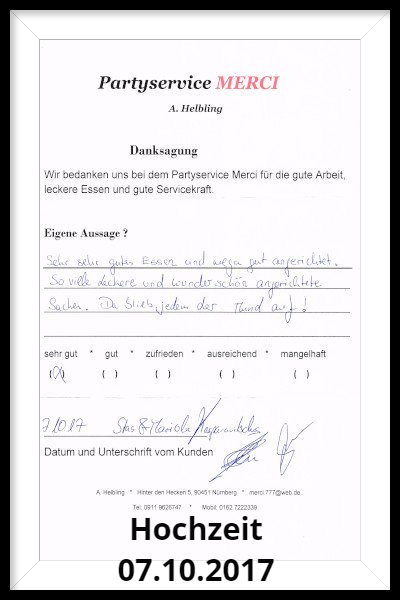 hochzeitsbuffet von partyservice merci 07.10.17