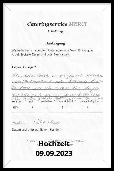 russischer partyservice 09.09.2023