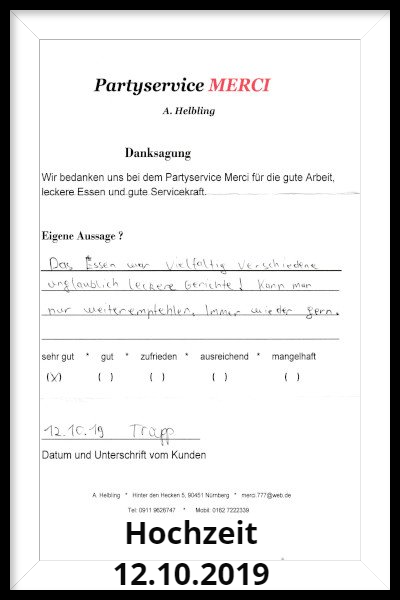 russisches cateringservice 12.10.19