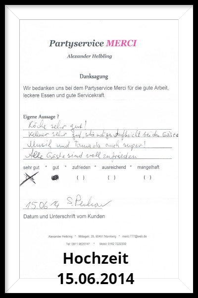 Hochzeit 15.06.2014