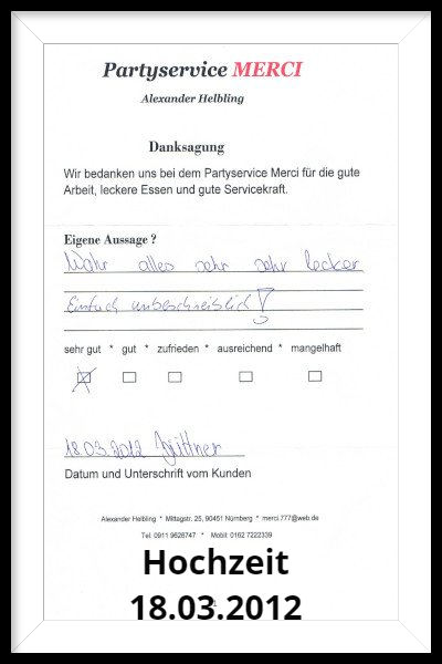 Hochzeit 18.03.2012