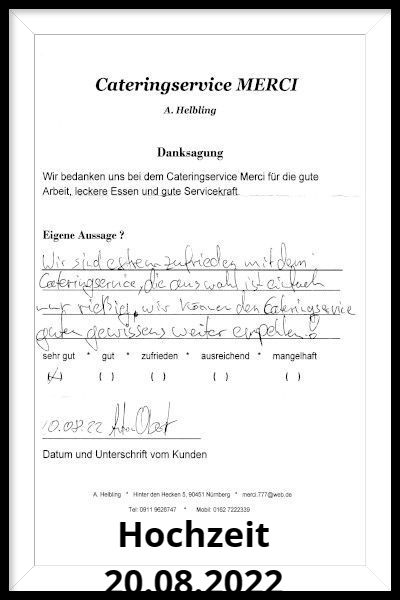 russischer partyservice 20.08.2022