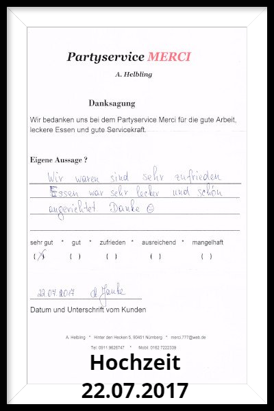 cateringservice merci 22.07.17