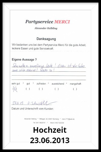 Hochzeit 23.06.2013