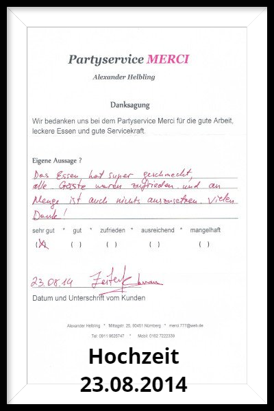 Hochzeit 23.08.2014