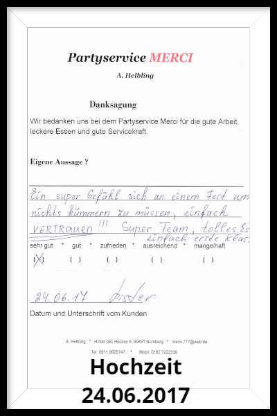 partyservice für russische hochzeit 24.06.17