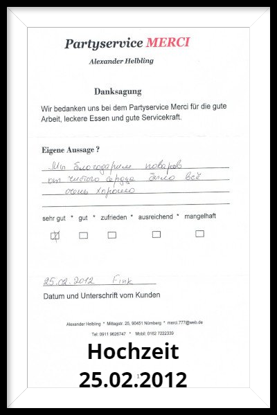 Hochzeit 25.02.2012