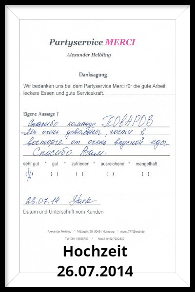 Russische Hochzeit 26.07.2014