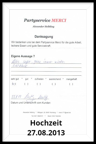Hochzeit 27.08.2013