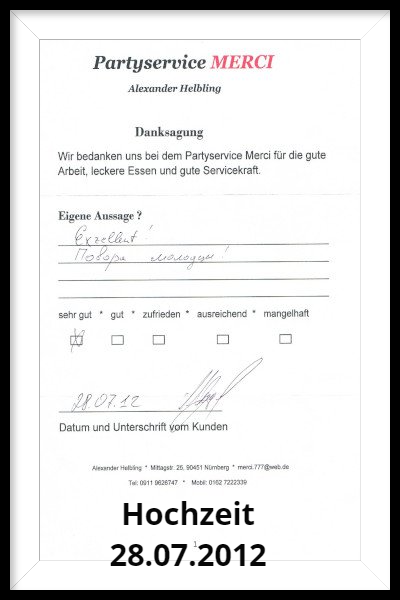 Hochzeit 28.07.2012