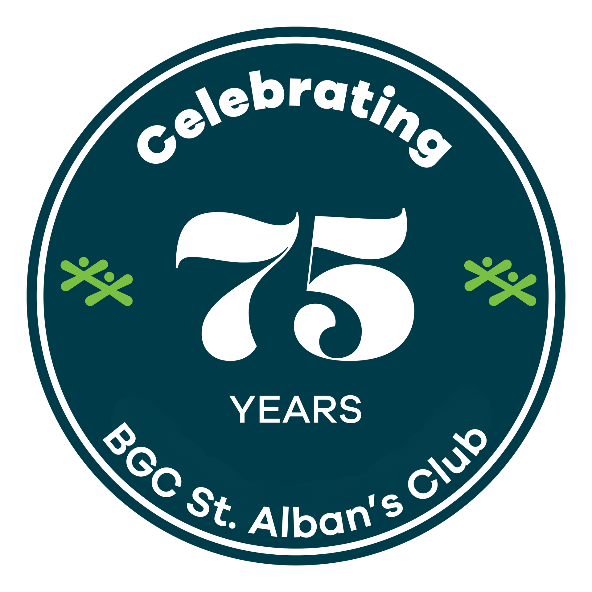 The 75th Anniversary logo