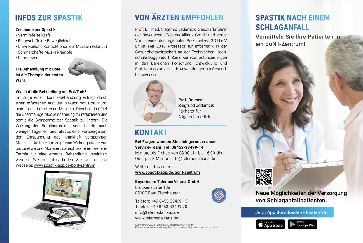 Flyer BoNT-Zentrum Flyer BoNT-Zentrum