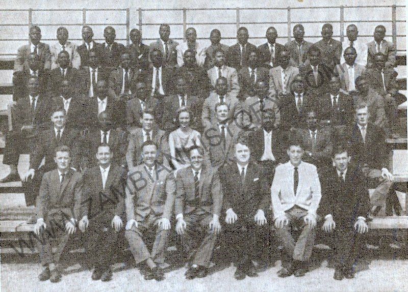 Staff of C.I.D., Kitwe District