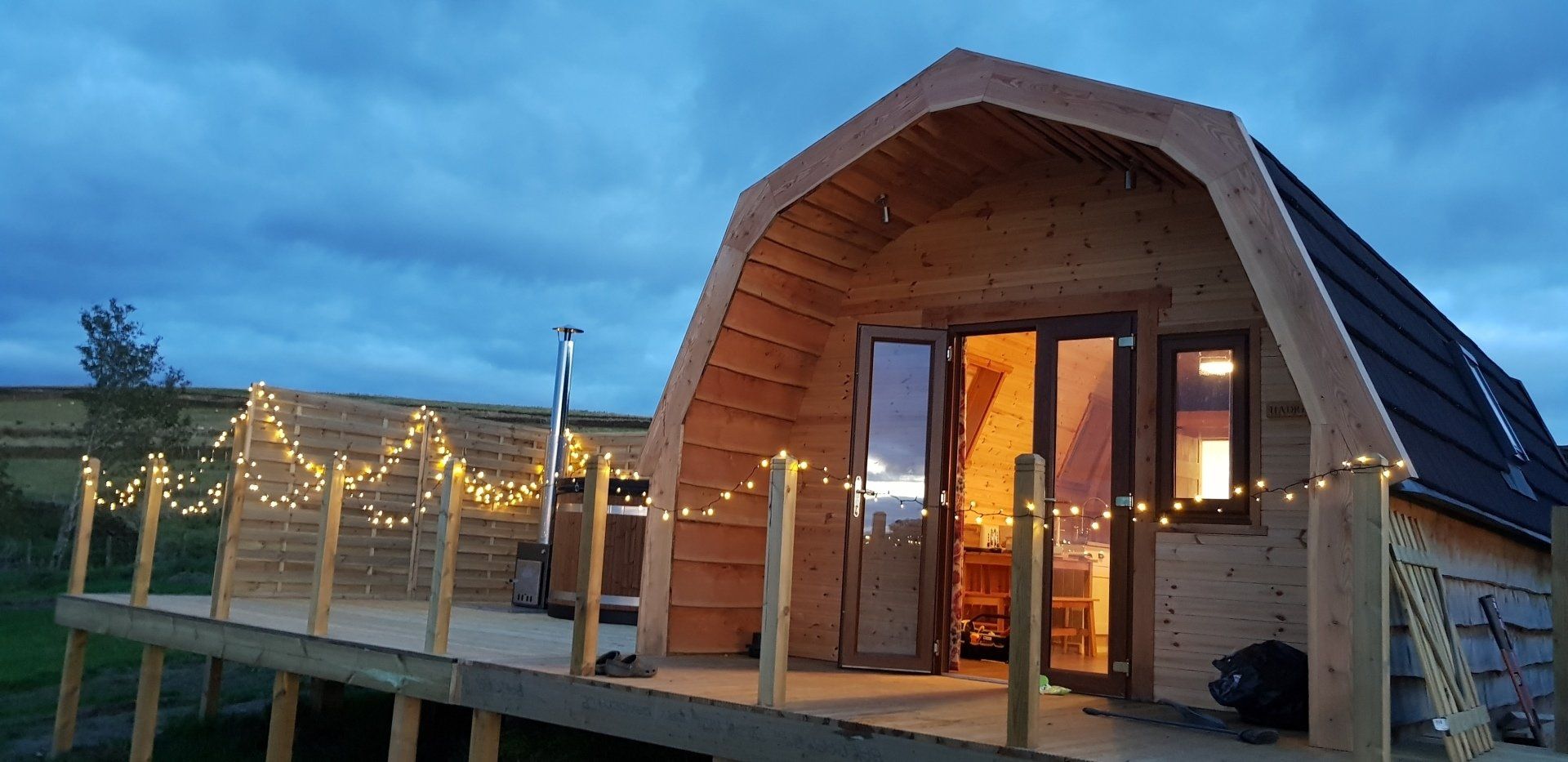 Front of executive pod