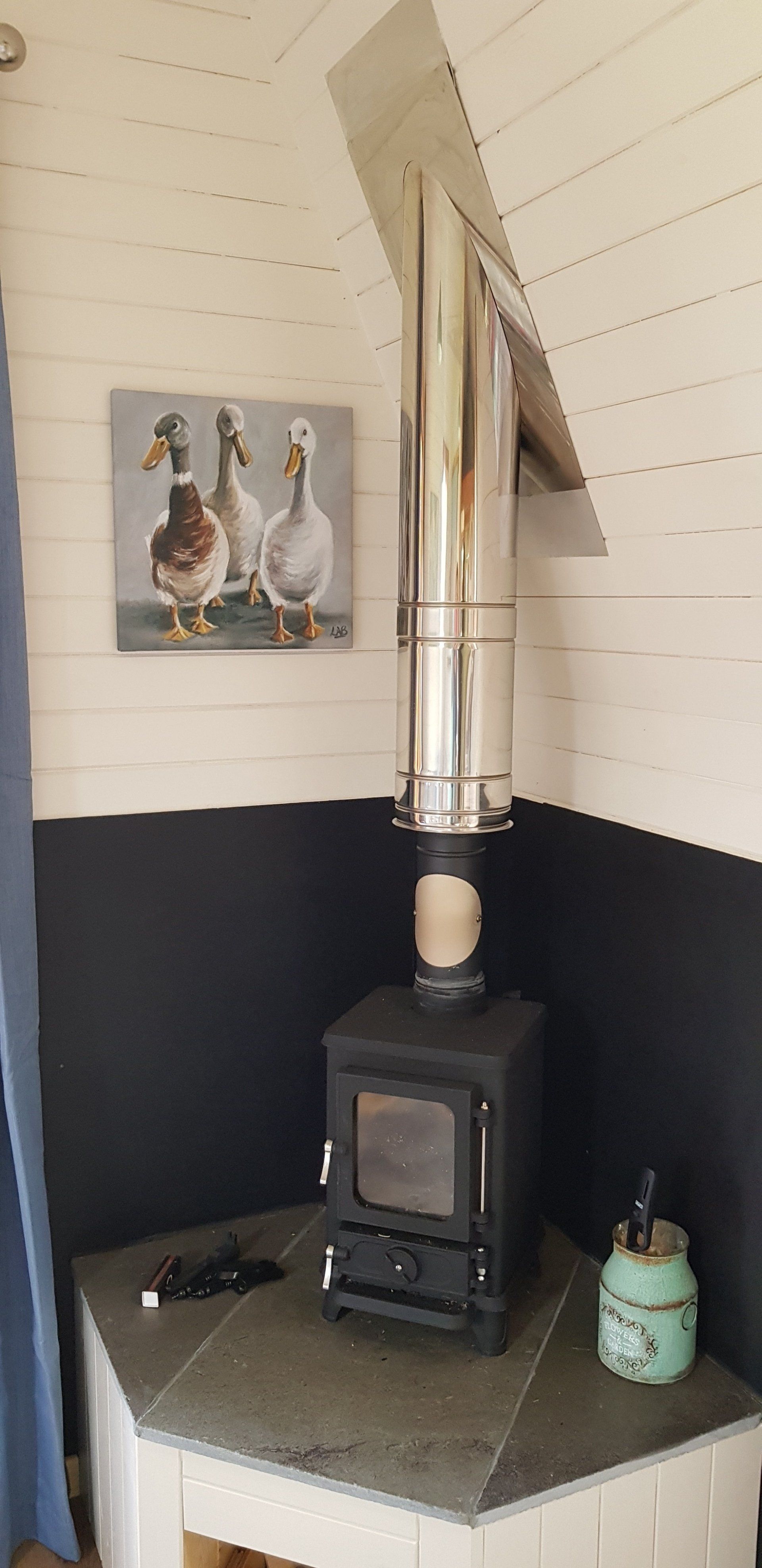 log burner executive pod