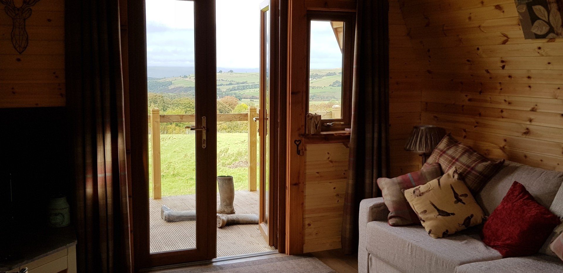 Heritage pod looking through front doors