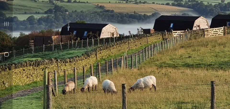 View across the camp site