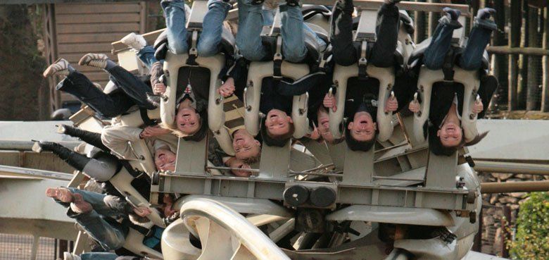 Rollercoaster Nemesis Alton Towers Achterbahn Nemesis