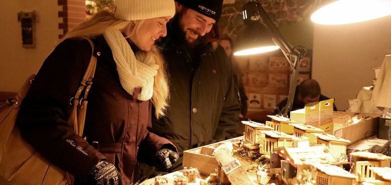 Bayern Park Kettenkarussell Weihnachtsmarkt im Bayern Park