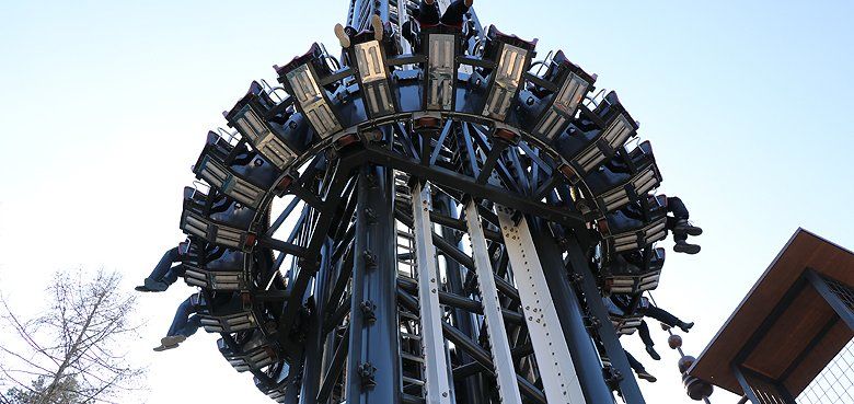 Freifallturm Voltrum im Bayern-Park Der Freifallturm Voltrum im Bayern-Park