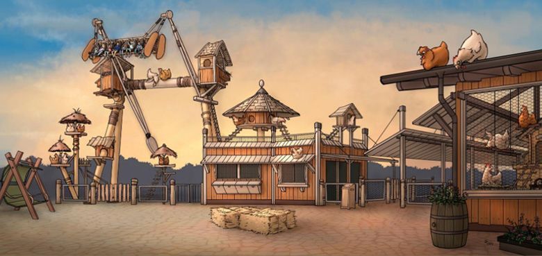 HehnaHutschn im Bayern-Park Die neue Attraktion im Bayern-Park - die HehnaHutschn