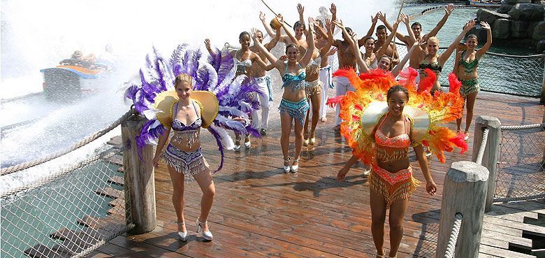 Europa-Park Tanzgruppe aus Brasilien Brasilianische Tanzgruppe im Europa-Park