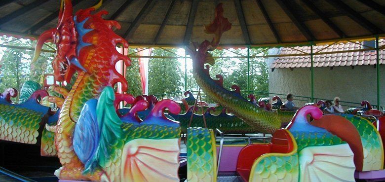 Churpfalzpark Drachenbahn Die Drachenbahn im Churpfalzpark