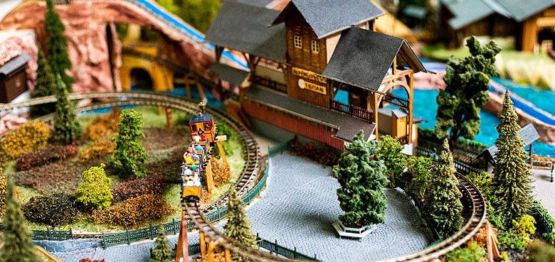 Der Alpenexpress Enzian im Kleinen. Der Europa-Park Alpenexpress Enzian im Kleinen.