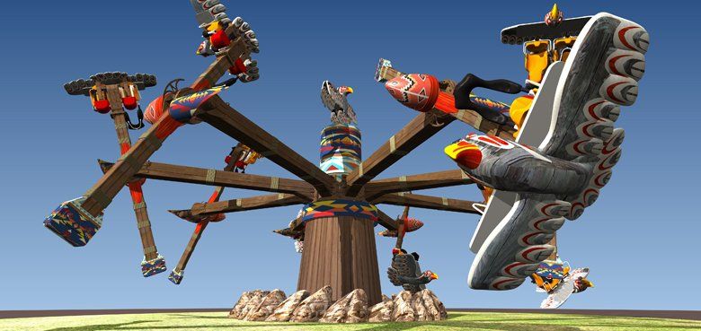 Die Thunderbirds heben im FORT FUN Abenteuerpark ab. FORT FUN Thunderbirds heben im Freizeitpark ab.