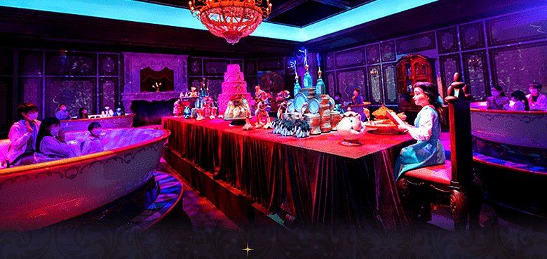 Tokio Disneyland Dark Ride Schöne und das Biest Tokio Disneyland Dark Ride Die Schöne und das Biest