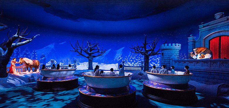 Disneyland Tokio - Szenario aus - Die Schöne und das Biest Disneyland Tokio - Die Schöne und das Biest