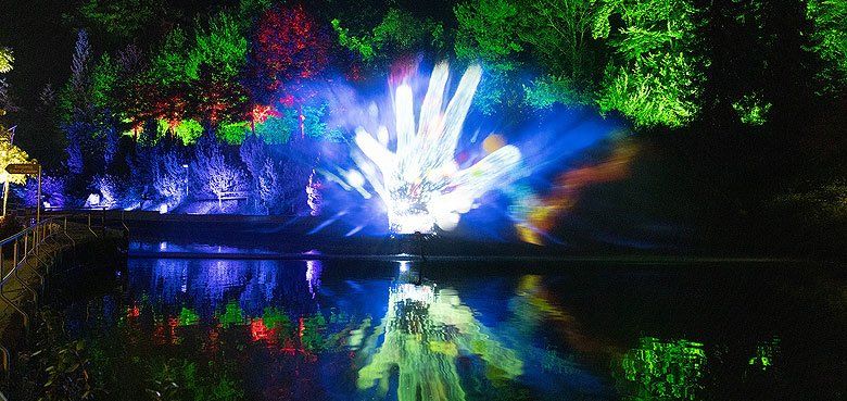 Magisches Lichterspektakel im Eifelpark Gondorf