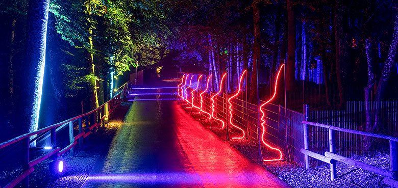 Magisches Lichterspektakel im Eifelpark Gondorf