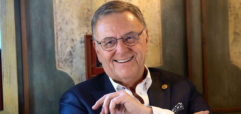 Alles Gute zum Geburtstag Herr Roland Mack. Europa-Park Gründer Roland Mack feiert 75sten Geburtstag.