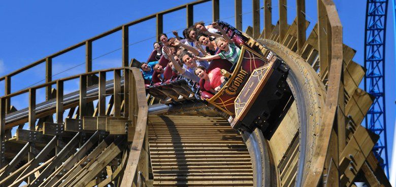 Wodan Timburcoaster - Holzachterbahn WODAN Timburcoaster - die Holzachterbahn im Europa-Park Rust
