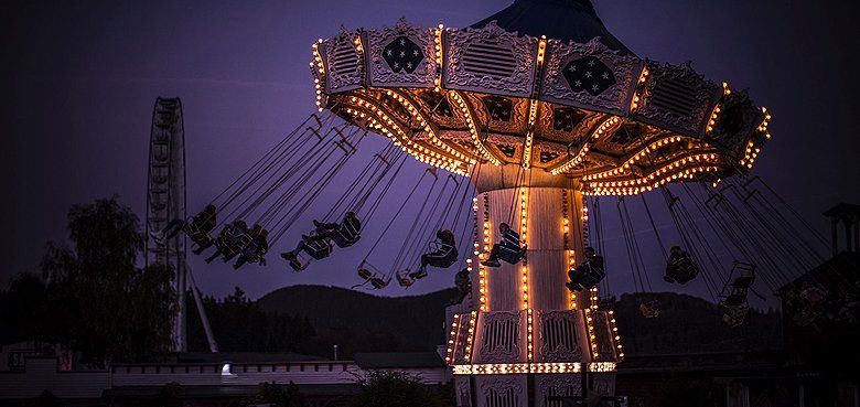 FORT FUN Abenteuerland Halloween 2023 FORT FUN - FHorror-Waldpfad, den mutige Gäste in der Dunkelheit durchschreiten