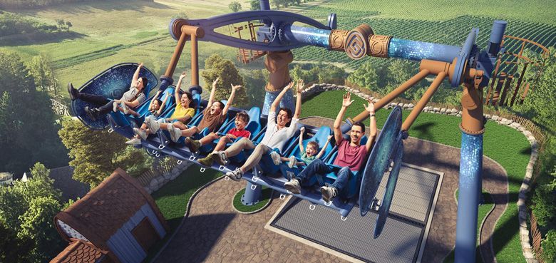 Riesenschaukel Azurgo Familypark Neuheit 202 4 - Riesenschaukel Azurgo
