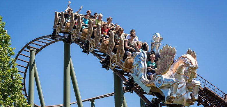 Götterbitz Familypark Der Götterblitz im Freizeitpark Familypark in Österreich in St, Margarethen.