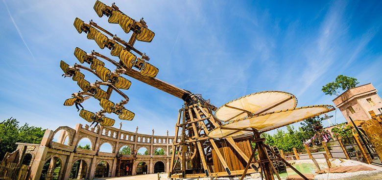 Leonardos Flugmaschine Familypark Leonardos Flugmaschine im Freizeitpark Familypark