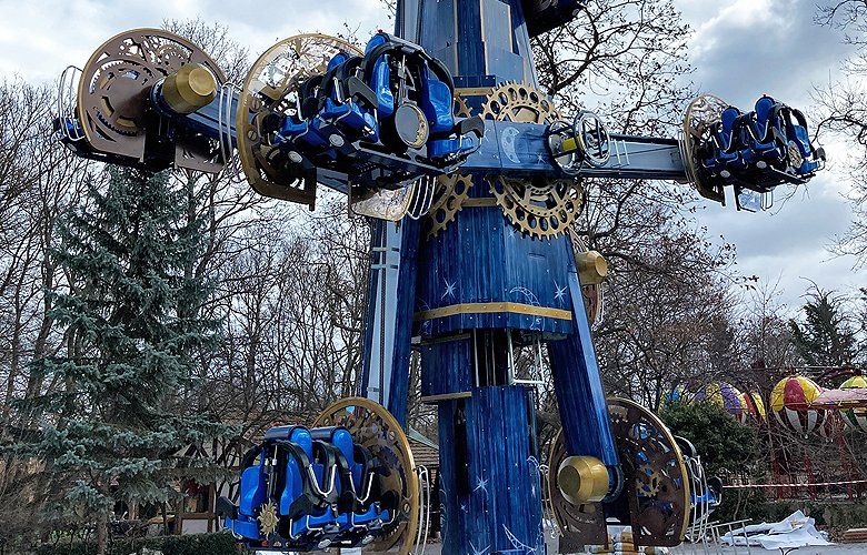 Familypark Stellarium die neue Attraktion für die Saison 2021 Familypark Stellarium im Aufbau - die neue Attraktion 2021