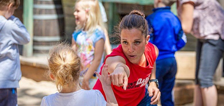 Stuntworkshop für Kids in Filmpark Babelsberg. IStuntworkshop für Kids in Filmpark Babelsberg im Juli