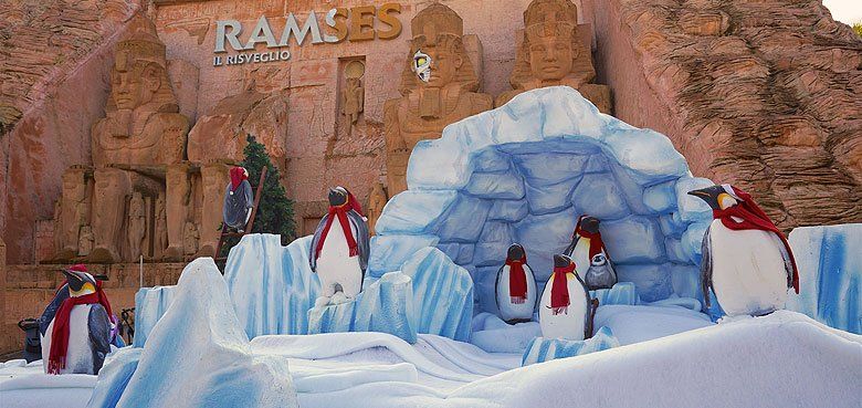 Gardaland Resort Attraktion Ramses Gardaland Resort Winteröffnung Attraktion Ramses